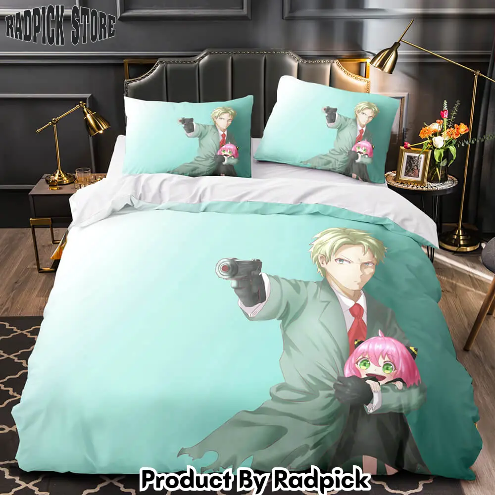 Spy x family bedding set quilt duvet cover bed sheet sets for kids gifts  rp0427668